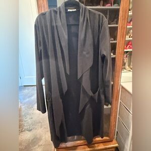 Classic Black Open-Front Women's Jacket